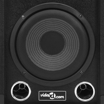 Hifi-podiumluidsprekers 2 st passief professioneel 800 W zwart 6