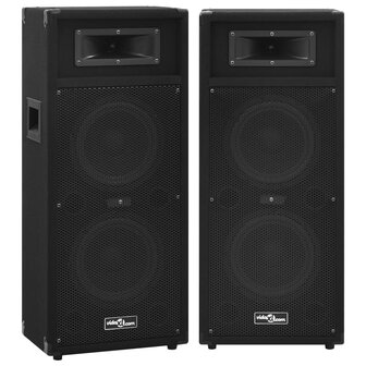 Hifi-podiumluidsprekers 2 st passief professioneel 1000 W zwart 1