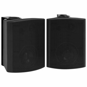 Stereoluidsprekers wandgemonteerd 2 st 120 W zwart 2