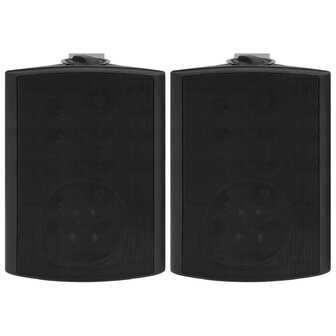 Stereoluidsprekers wandgemonteerd 2 st 120 W zwart 3