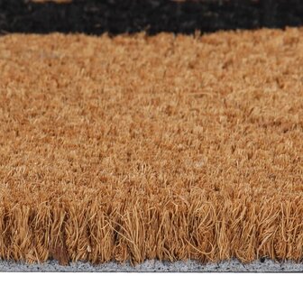 Deurmat 45x75 cm getufte kokosvezel naturel 4