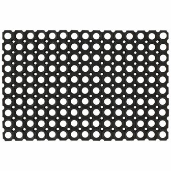 Deurmat rechthoekig 60x80 cm rubber 1