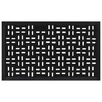 Deurmat rechthoekig 45x75 cm rubber 1