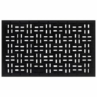 Deurmat rechthoekig 45x75 cm rubber 3