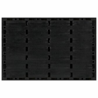 Deurmat rechthoekig 40x60 cm rubber en kokosvezel 3