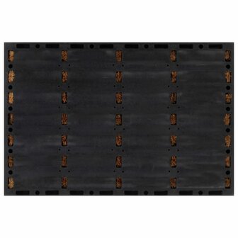 Deurmat rechthoekig 40x60 cm rubber en kokosvezel 3