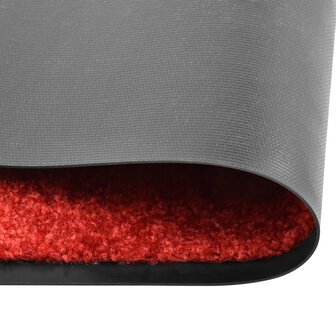Deurmat wasbaar 40x60 cm rood 2
