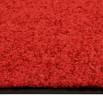Deurmat wasbaar 40x60 cm rood 4