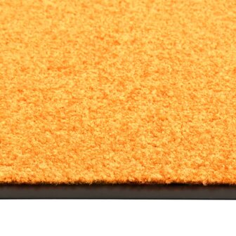 Deurmat wasbaar 40x60 cm oranje 3
