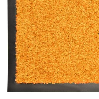 Deurmat wasbaar 40x60 cm oranje 5