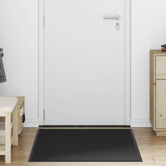Deurmat 80x120 cm zwart 3