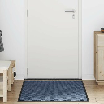 Deurmat 80x120 cm blauw 3