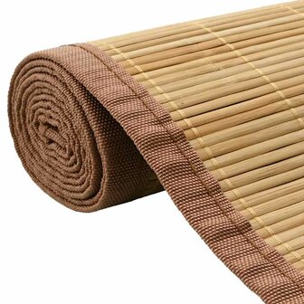 Tapijt 100x160 cm bamboe bruin 4