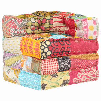 Poef modulair stof patchwork 5