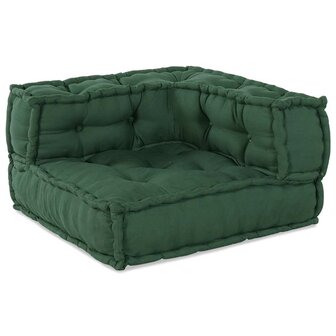 Poef modulair 70x70x54 stof groen 6