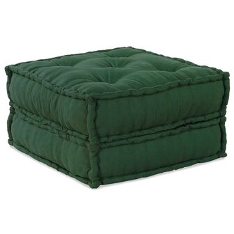 Poef modulair 70x70x36 stof groen 1