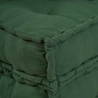 Poef modulair 70x70x36 stof groen 6