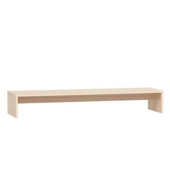Monitorstandaard 100x27x15 cm massief grenenhout 2