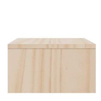 Monitorstandaard 100x27x15 cm massief grenenhout 6