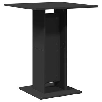 Bistrotafel 60x60x75 cm bewerkt hout zwart 2