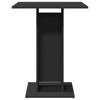 Bistrotafel 60x60x75 cm bewerkt hout zwart 4