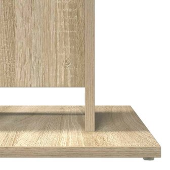 Bistrotafel 60x60x75 cm bewerkt hout sonoma eikenkleurig 7