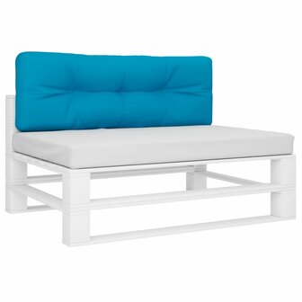 Palletkussen 120x40x12 cm stof lichtblauw 3