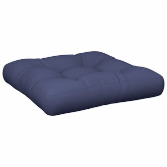 Palletkussen 60x60x12 cm stof marineblauw 2