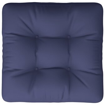 Palletkussen 60x60x12 cm stof marineblauw 6