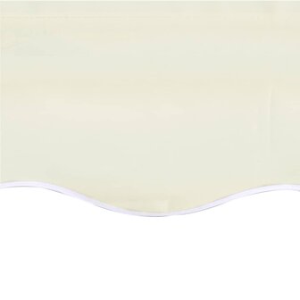 Vervangingsdoek voor luifel 4x3,5 m cr&egrave;mekleurig 5