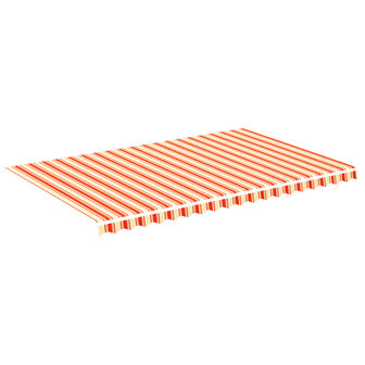 Vervangingsdoek voor luifel 5x3 m geel en oranje 2