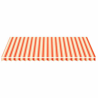 Vervangingsdoek voor luifel 5x3 m geel en oranje 3