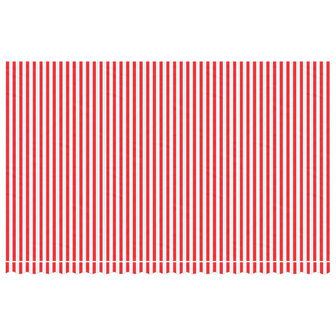 Vervangingsdoek voor luifel gestreept 5x3 m rood en wit 3