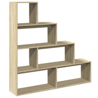 Kamerscherm / boekenkast 143,5x29x143,5 cm hout sonoma eiken 2
