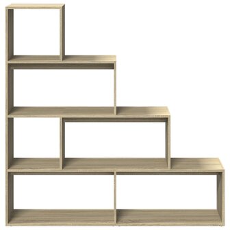 Kamerscherm / boekenkast 143,5x29x143,5 cm hout sonoma eiken 5