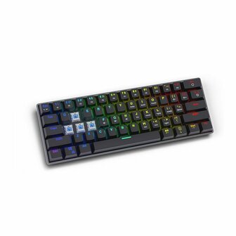 Toetsenbord Savio BLACKOUT Zwart Multicolour Engels QWERTY 6