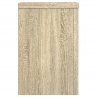 Plantenstandaards 2 st 25x25x35 cm bewerkt hout sonoma eiken 5
