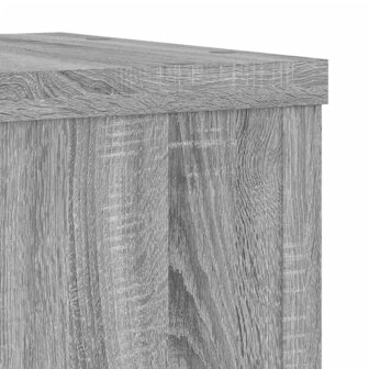 Plantenstandaards 2 st 25x25x35 cm bewerkt hout grijs sonoma 8