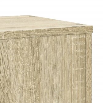 Plantenstandaards 2 st 30x30x50 cm bewerkt hout sonoma eiken 8