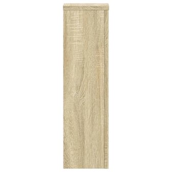 Plantenstandaards 2 st 17x17x60 cm bewerkt hout sonoma eiken 5