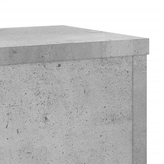Plantenstandaards 2 st 17x17x60 cm bewerkt hout betongrijs 8