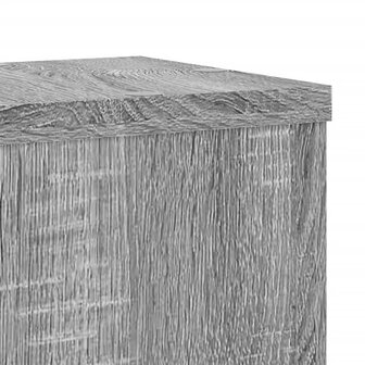 Plantenstandaards 2 st 17x17x60 cm bewerkt hout grijs sonoma 8