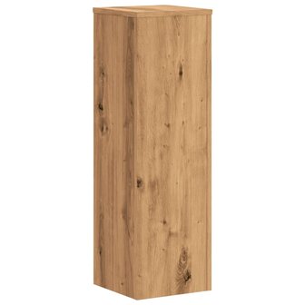 Plantenstandaards 2 st 25x25x80 cm hout artisanaal eikenkleurig 4