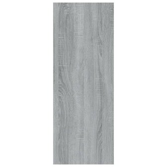 Wandtafel 78x30x80 cm bewerkt hout grijs sonoma eikenkleurig 6
