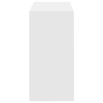 Schoenenrekken 2 st stapelbaar 60x30x30,5 cm wit 5