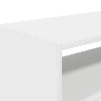 Schoenenrekken 2 st stapelbaar 60x30x30,5 cm wit 7