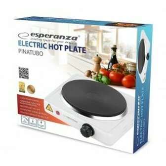 Elektrische Kookplaat Esperanza EKH002W Wit Zwart 2