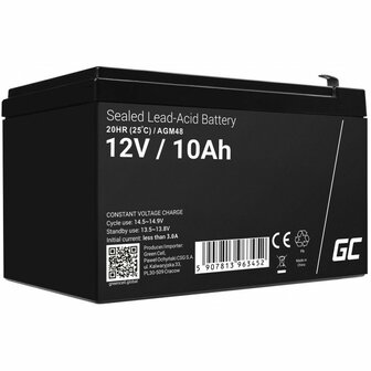 Batterij voor UPS SAI Green Cell AGM48 10 Ah 12 V 1