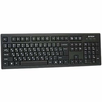 Toetsenbord A4 Tech KR-85 Zwart Engels EEUU QWERTY 1