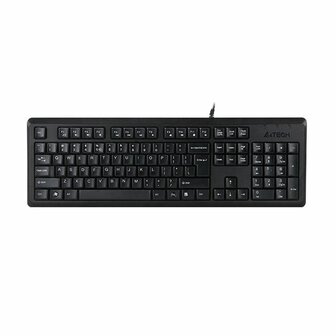 Toetsenbord A4 Tech KR-92 Zwart Monochrome Engels QWERTY 1
